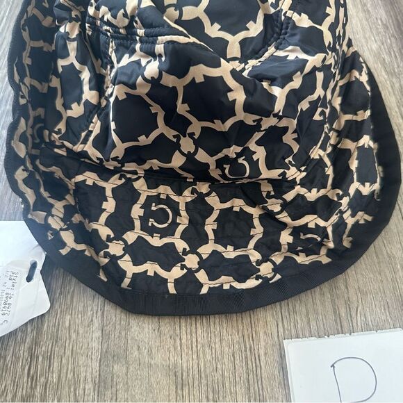 Salvatore Ferragamo Galore Logo Reversible Nylon Bucket Hat - Black - eu 57 - Picture 4 of 9
